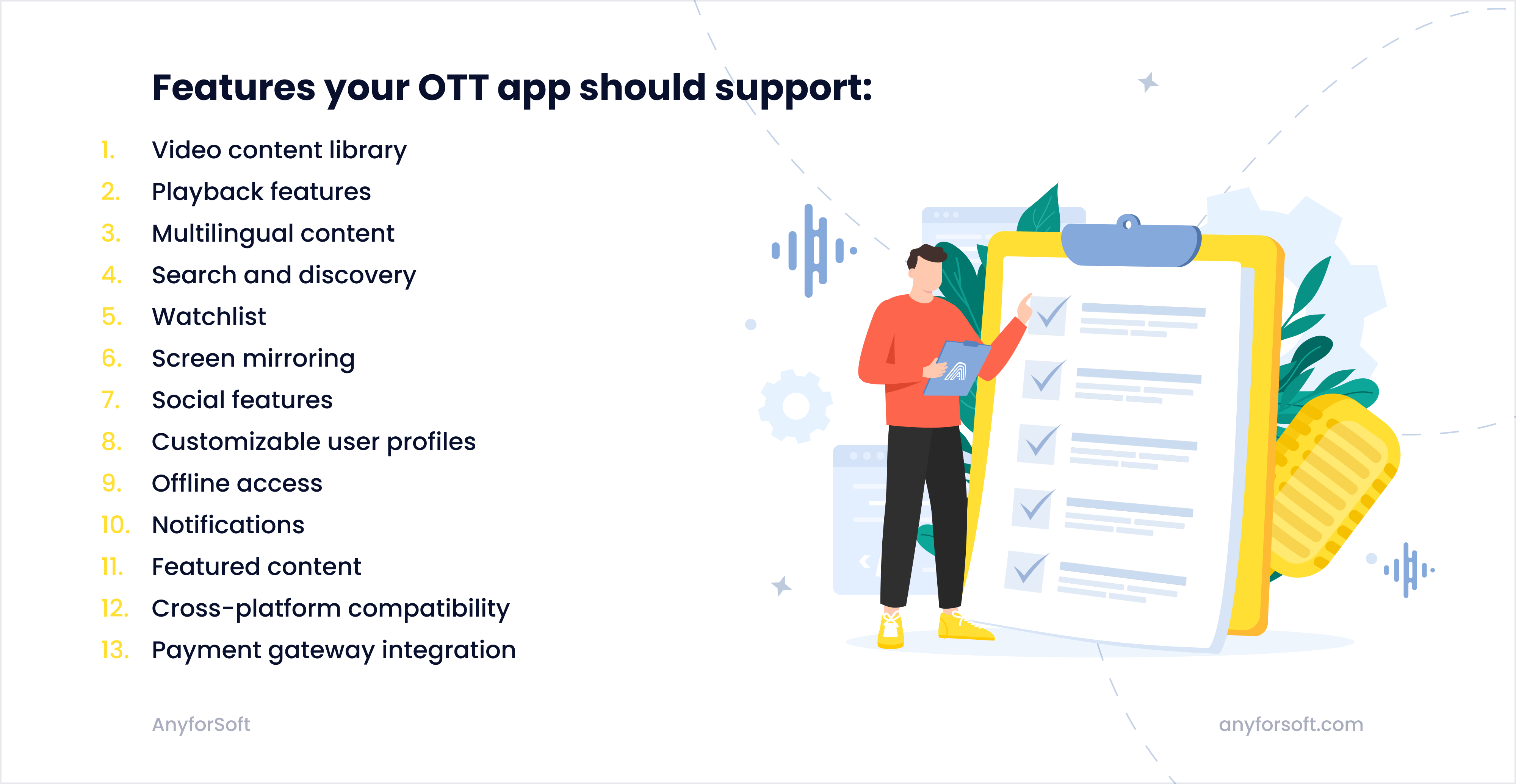 OTT app development: key features