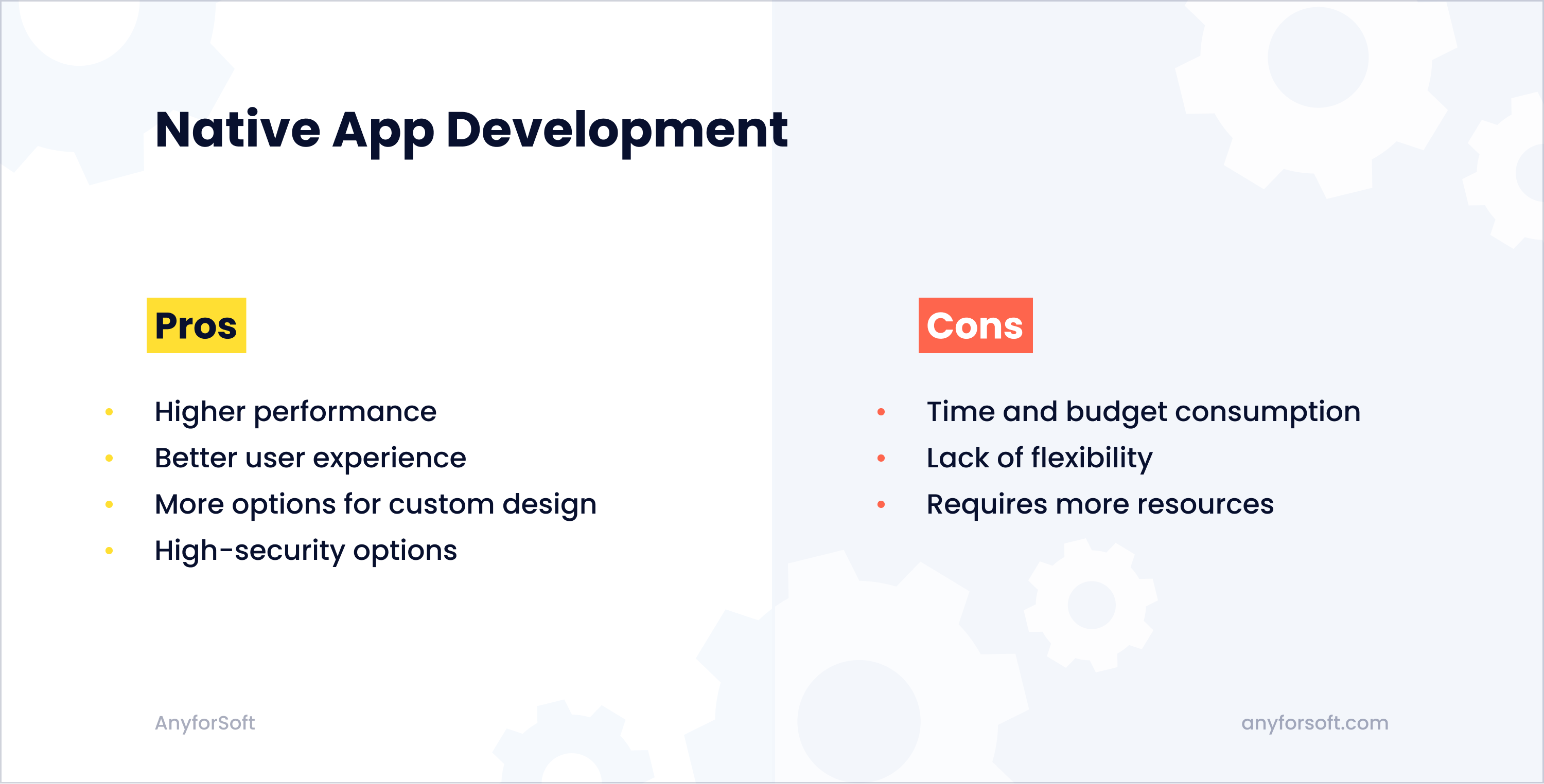 Native App Development Pros and Cons