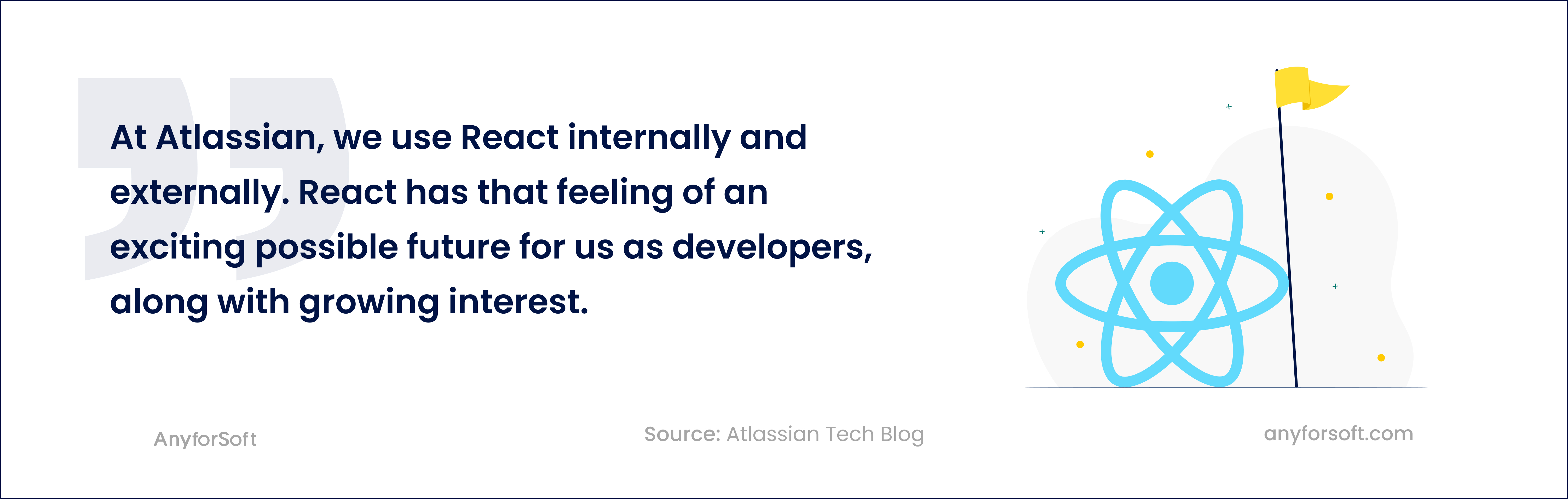 Atlassian tech blog quote