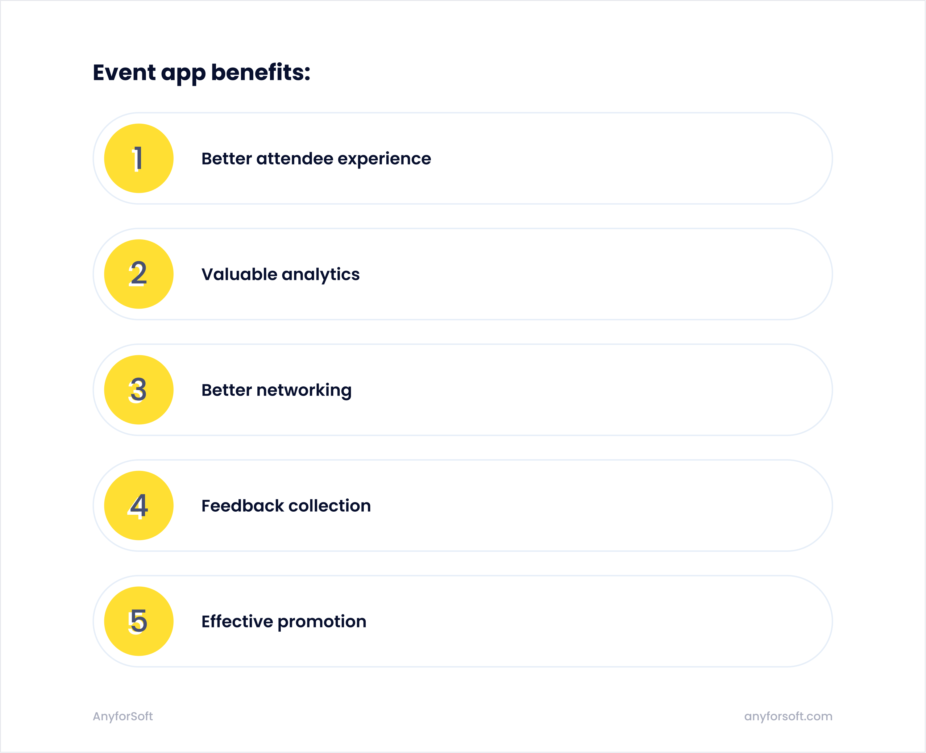 event app benefits