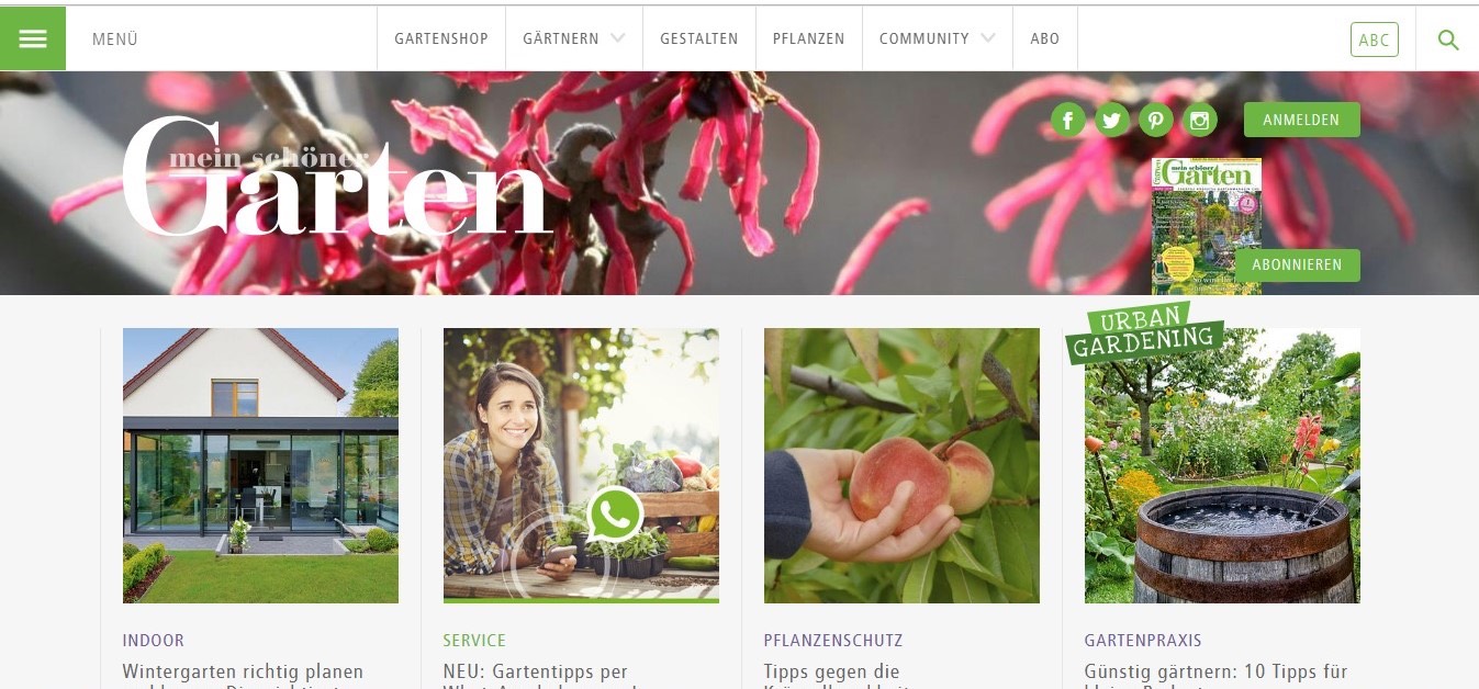 garten website