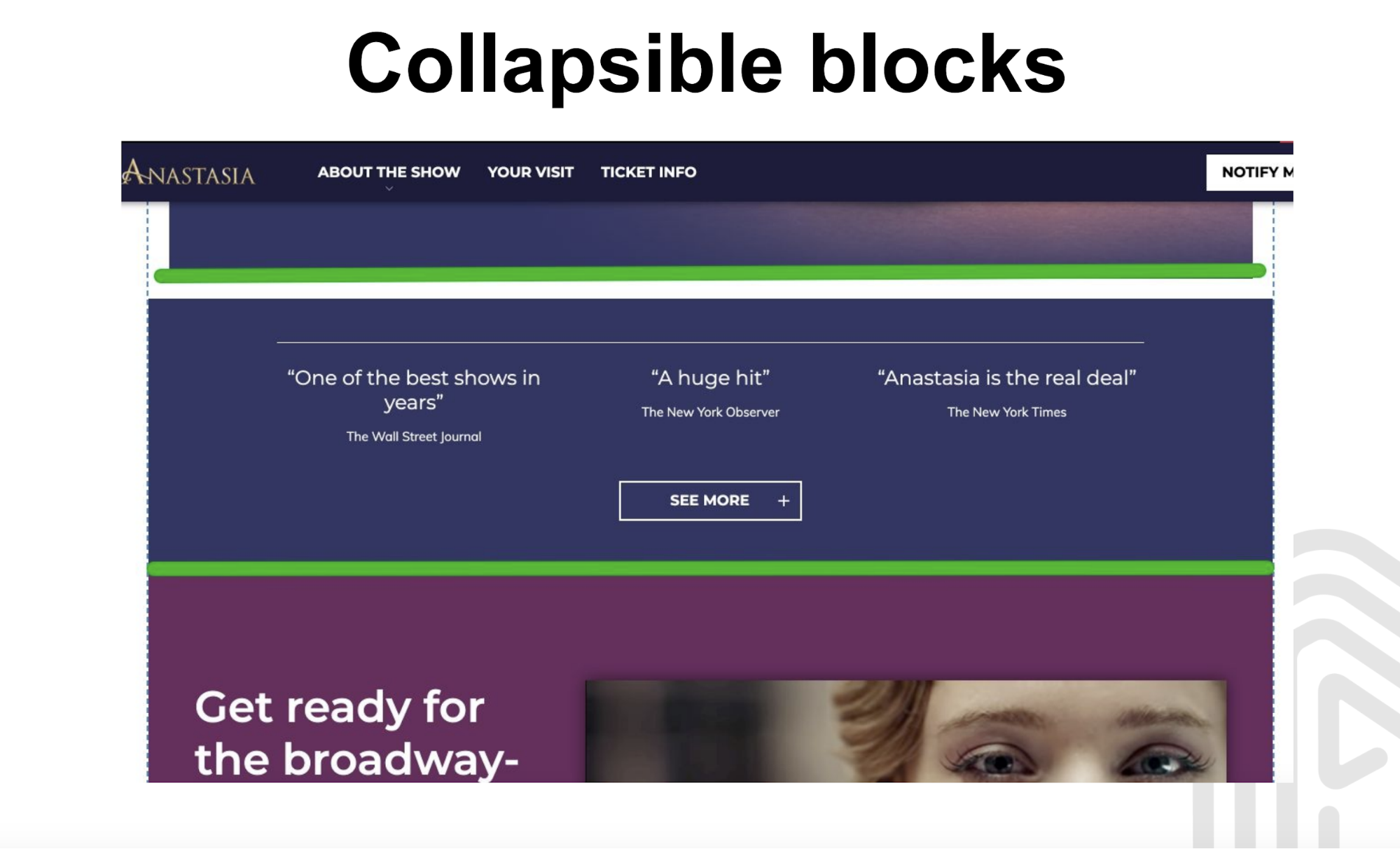 Collapsible Blocks