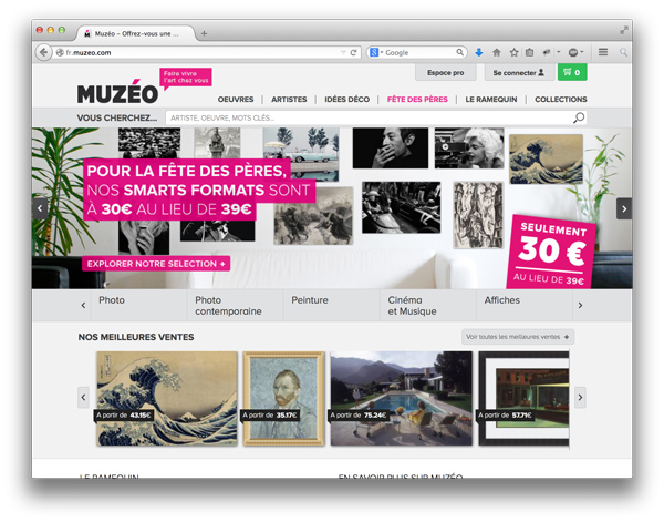 Muzeo website
