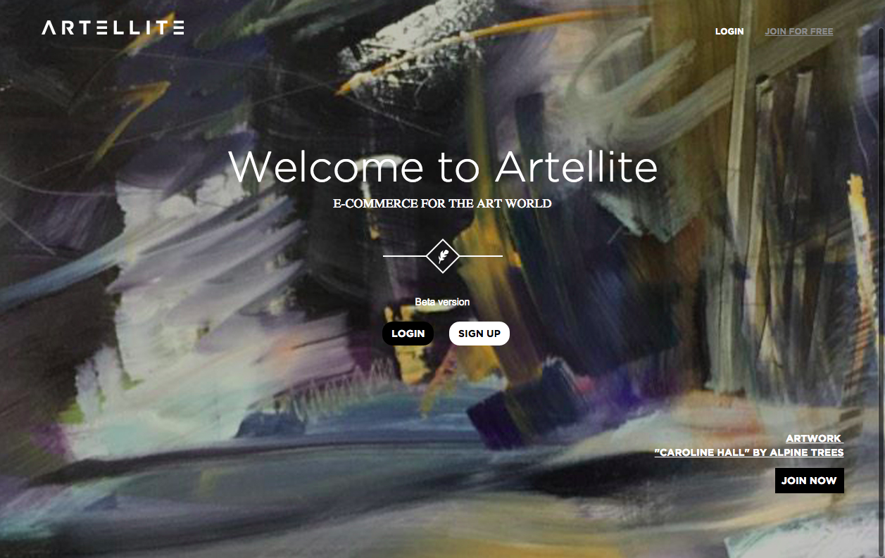 Artellite website