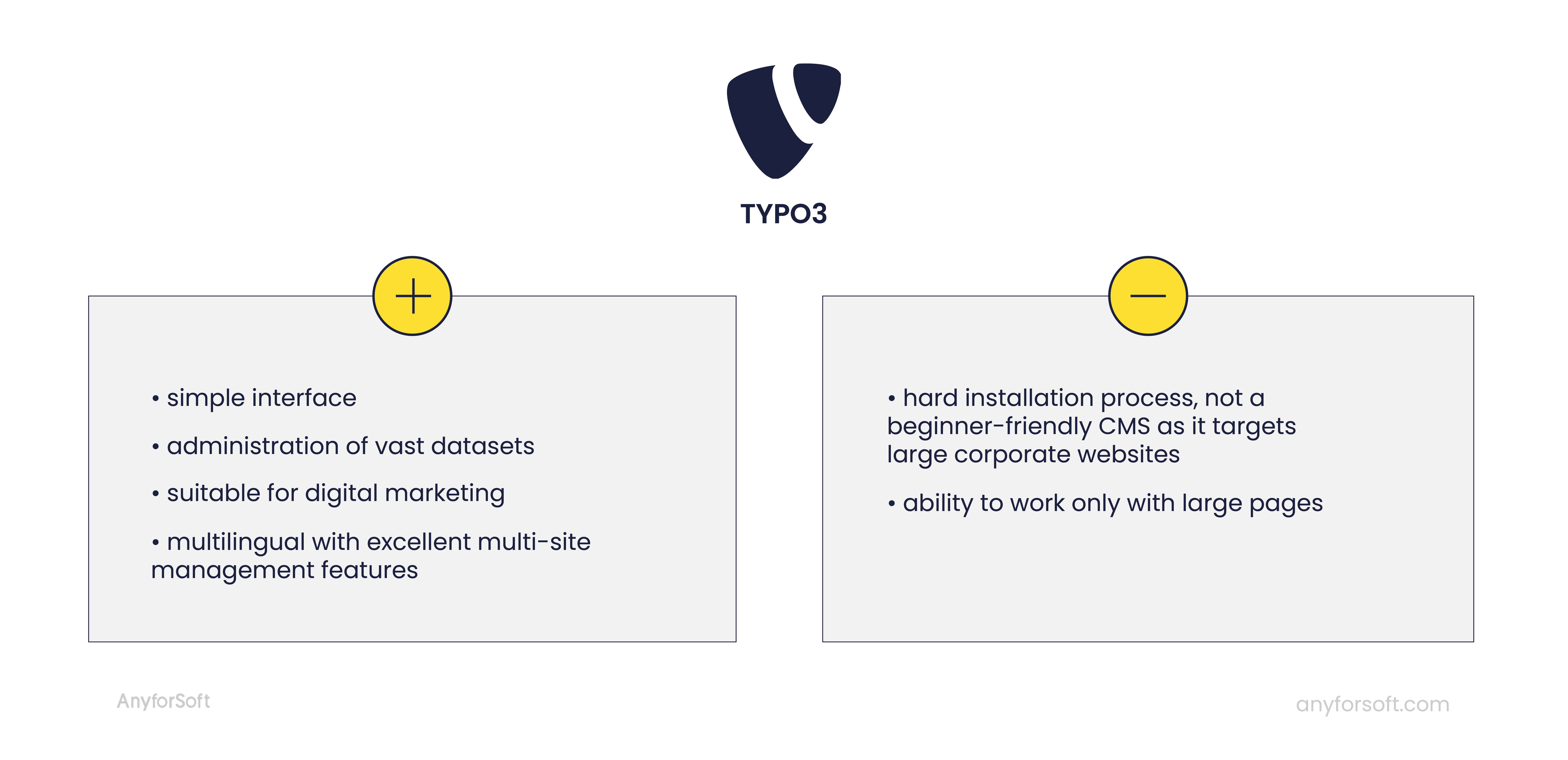 typo3 pros and cons